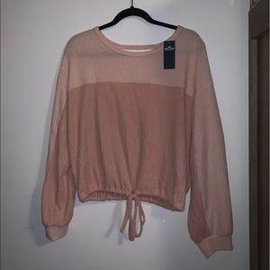 Hollister Conor Block Pink Sweater (New w/ tags)